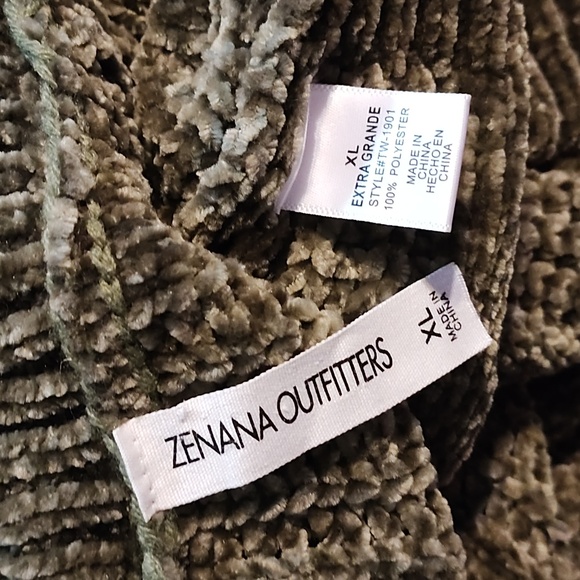 Zenana outfitters size XL oversized soft green sweater - Picture 16 of 16